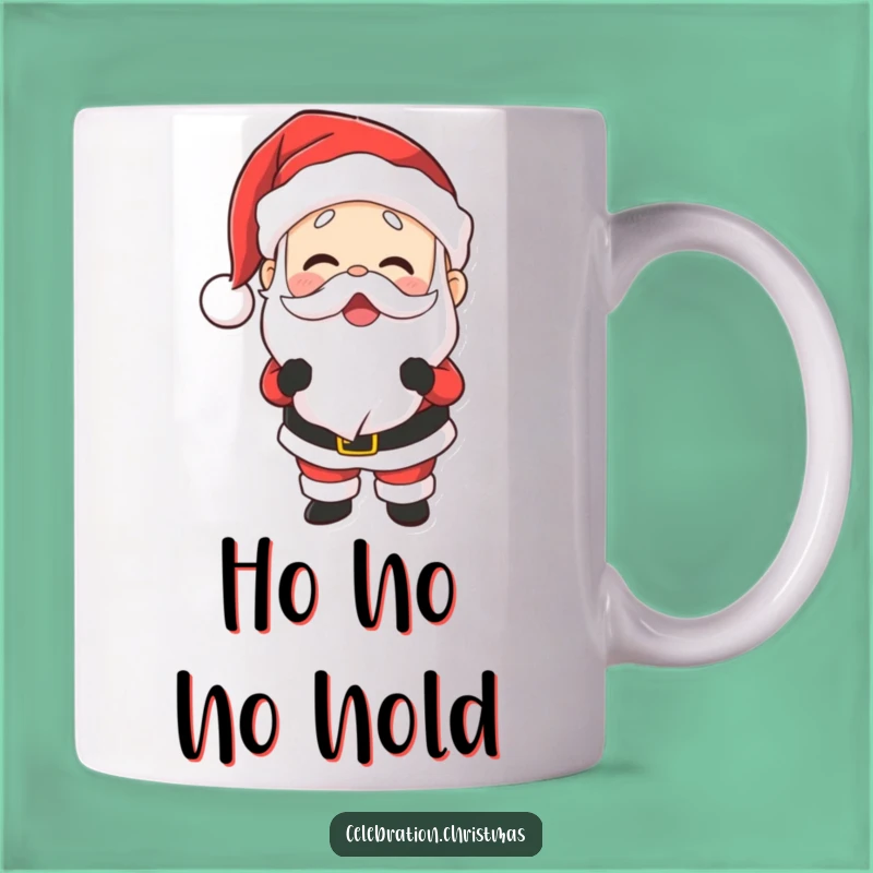 Funny Santa Laughing Mug: Belly Shaking Holiday Cheer