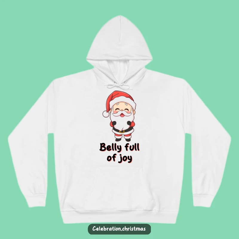 Funny Santa Laughing Hoodie: Cozy Up with Holiday Glee