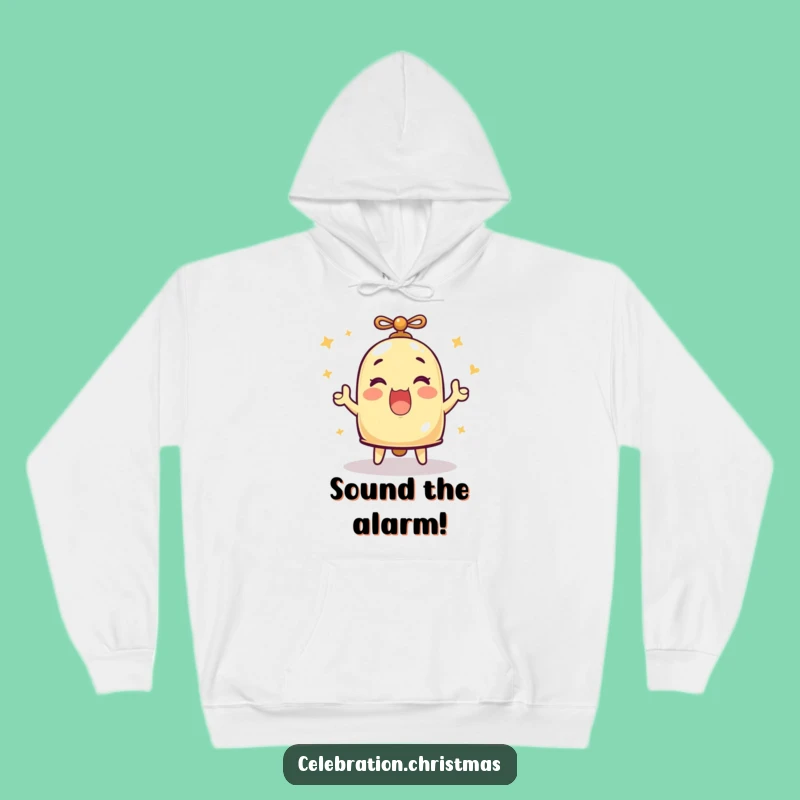 Cozy Funny Ringing Bell Merriment Hoodie - Warm & Cheerful Gift
