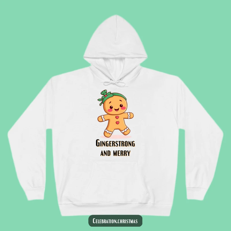 Cozy Gingerbread Jig Hoodie - Warm & Funny Holiday Gift