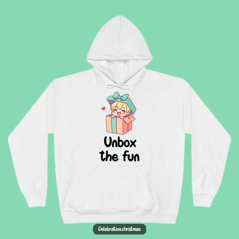 Funny Gift Box Surprise Hoodie: Cozy Up with this Cheerful, Unexpected Delight