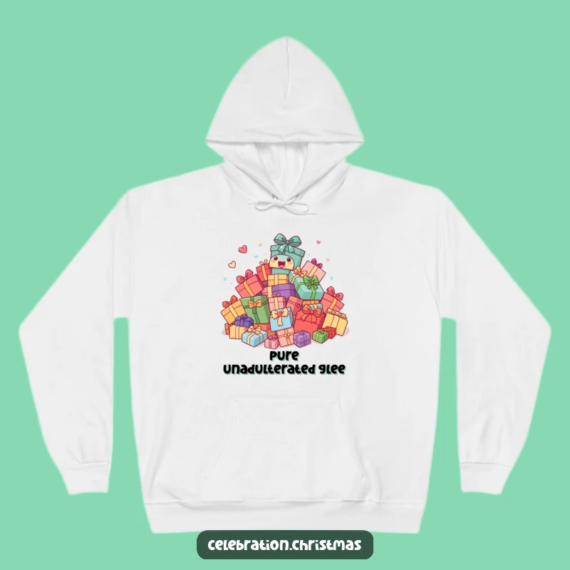 Funny Hoodie: Cozy Present Pile Sweatshirt, Hilarious Winter Gift for Warmth