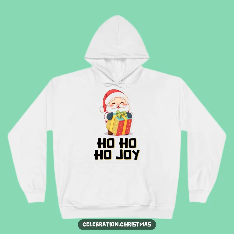 Funny Santa Hoodie: Cozy Excited Unwrapper, Ultimate Holiday Humorous Gift