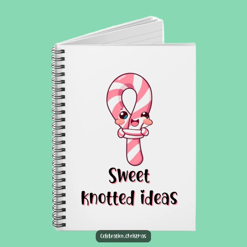 Funny Candy Cane Knot Notebook: Jot Down Ideas with Sweet Complexity!