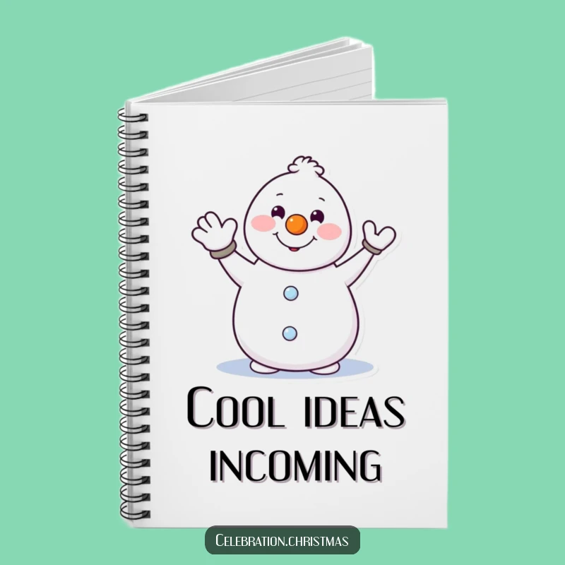 Funny Snowman Journal - Perfect Snowy Day Note-Taking Gift